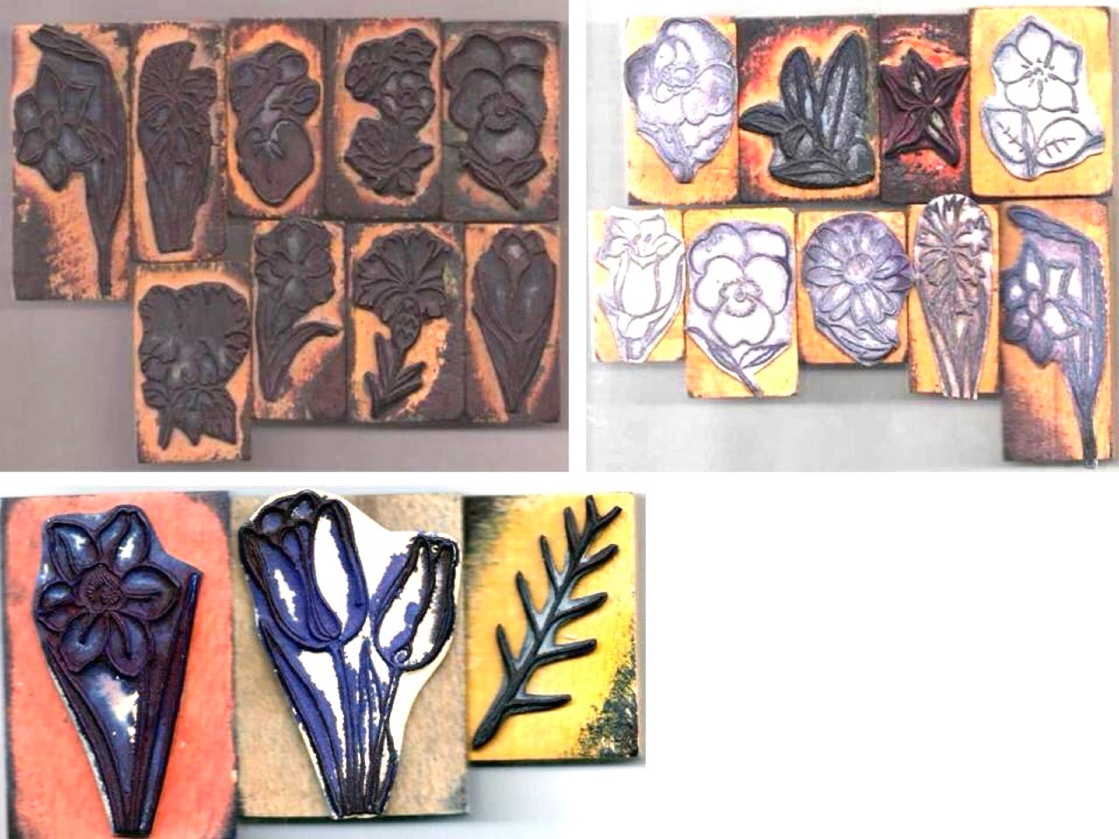 Lot van 49 antieke stempels – photo 6